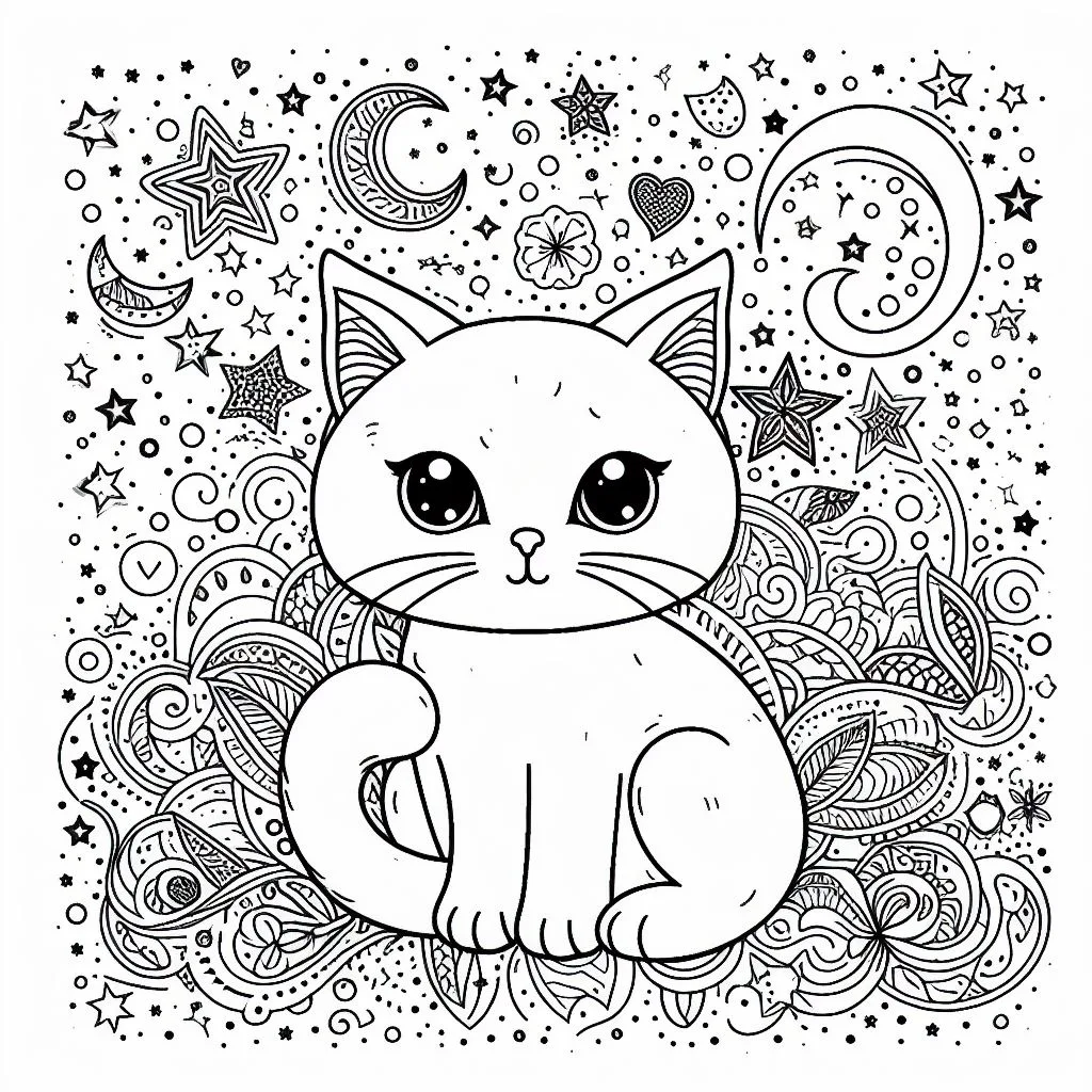 Colorindo gatos
