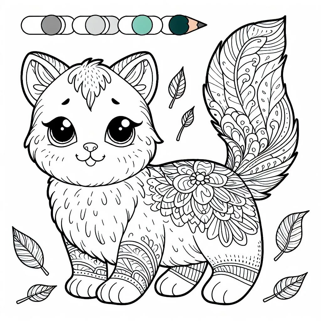 Colorindo gatos