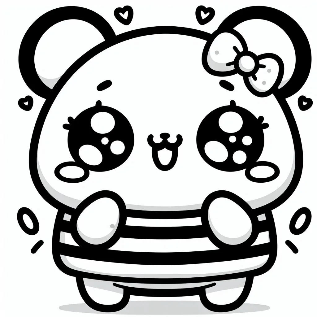 Colorindo kawaii