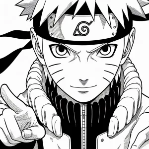 Desenho do naruto para colorir