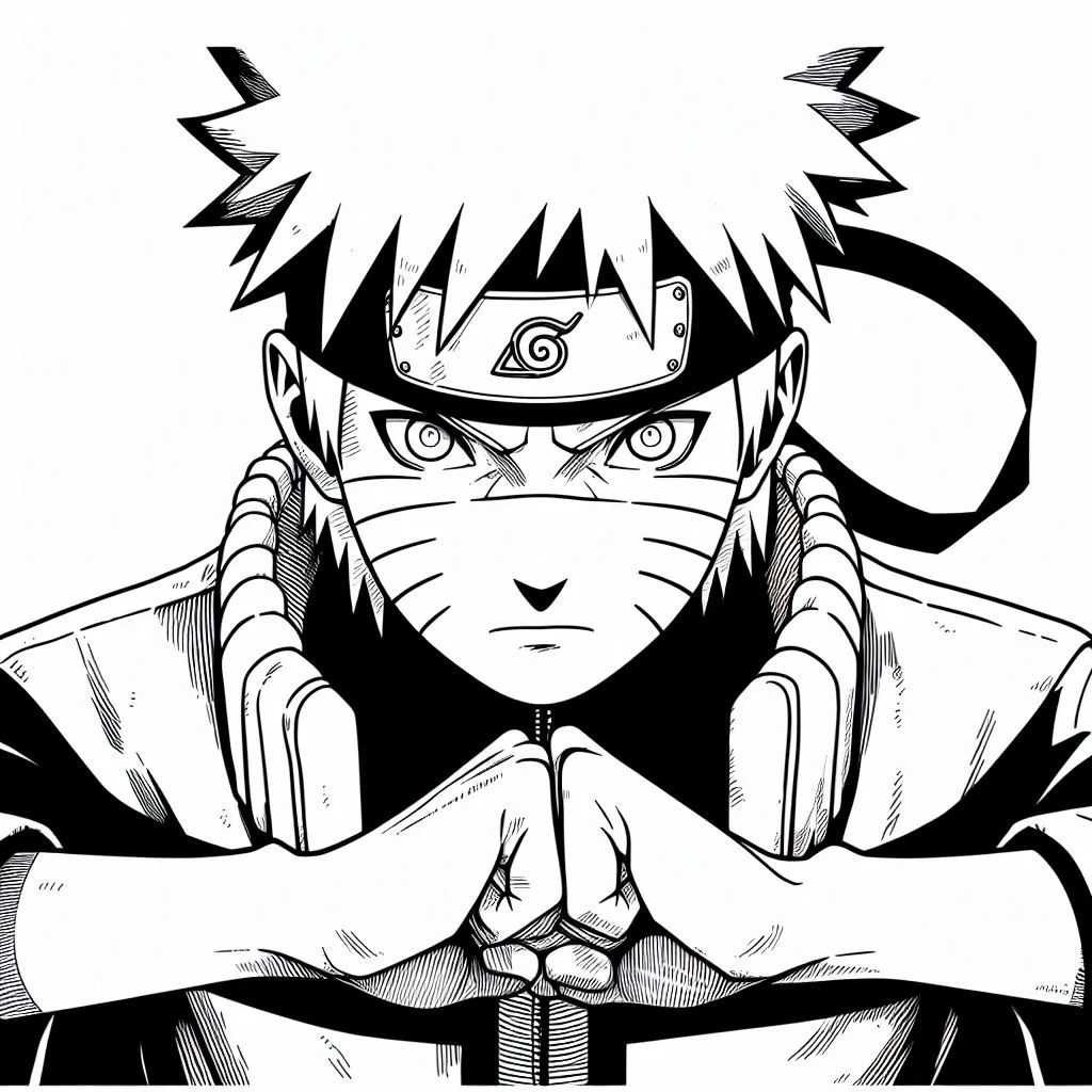 Desenhos do naruto para colorir