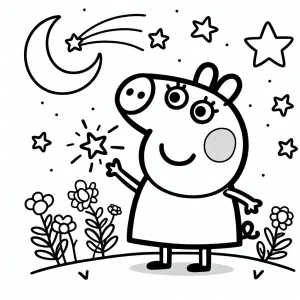 Colorindo peppa pig
