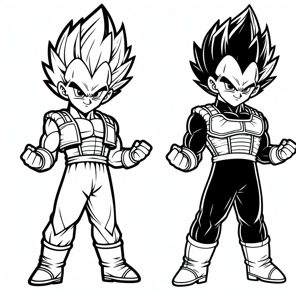 Colorindo vegeta