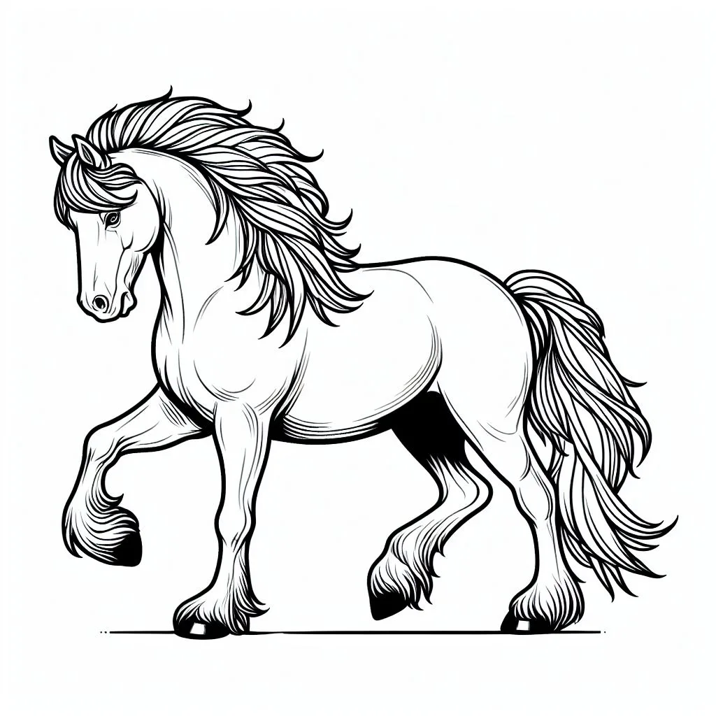 Coloring cavalos