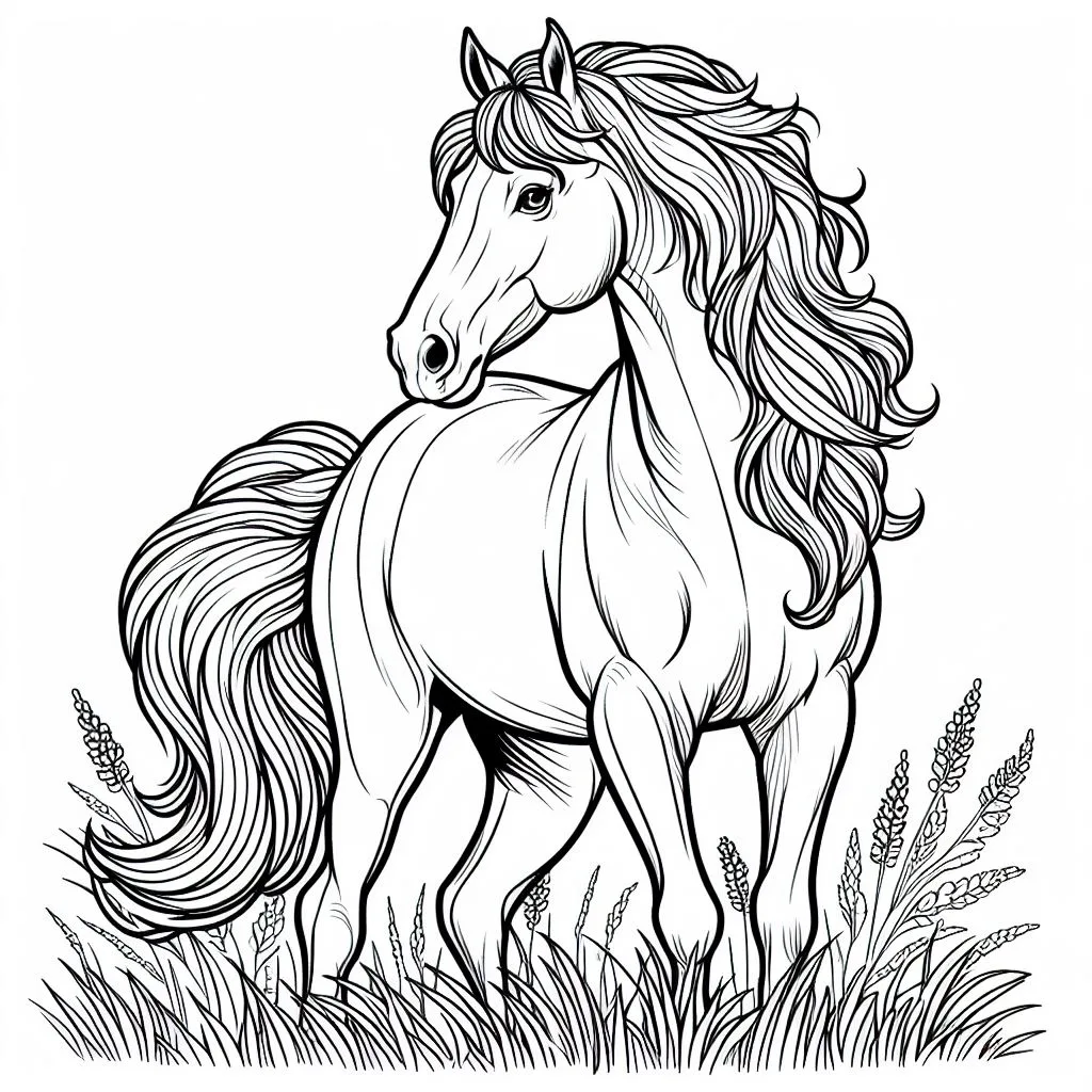Coloring cavalos