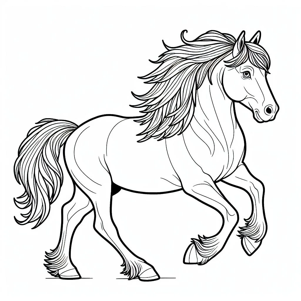 Coloring cavalos