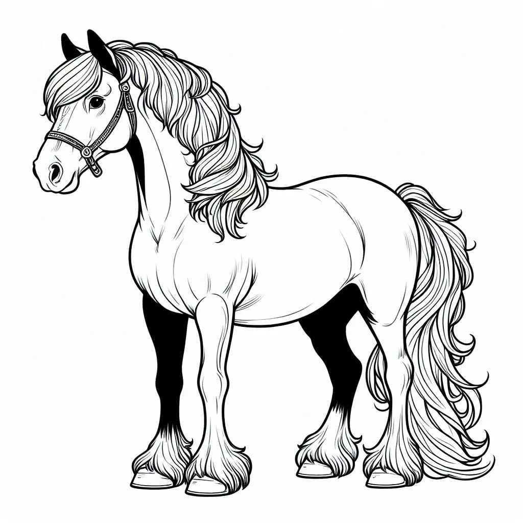 Coloring cavalos