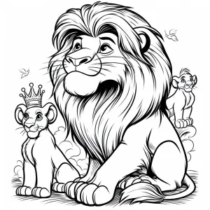 Coloring o rei leao