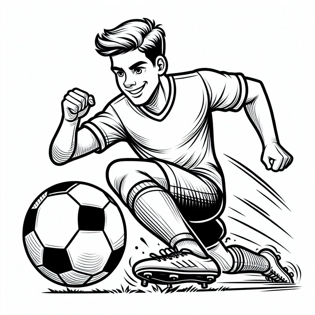 Colorindo Futebol 10 Jpeg