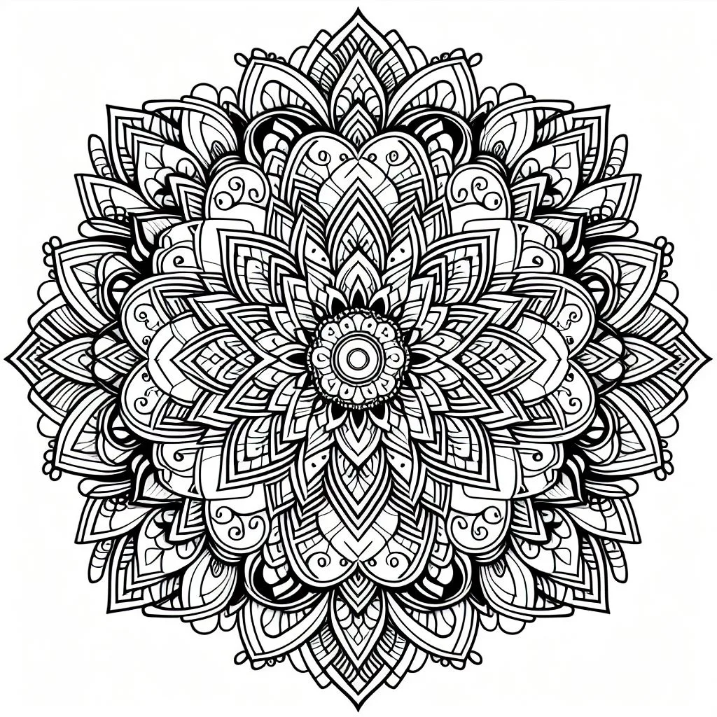 Colorir mandalas