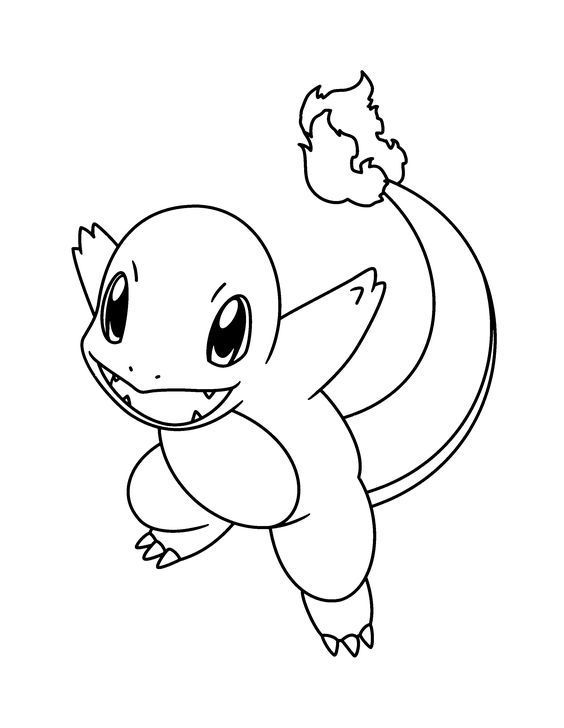 Desenho do pokemon para colorir e imprimir