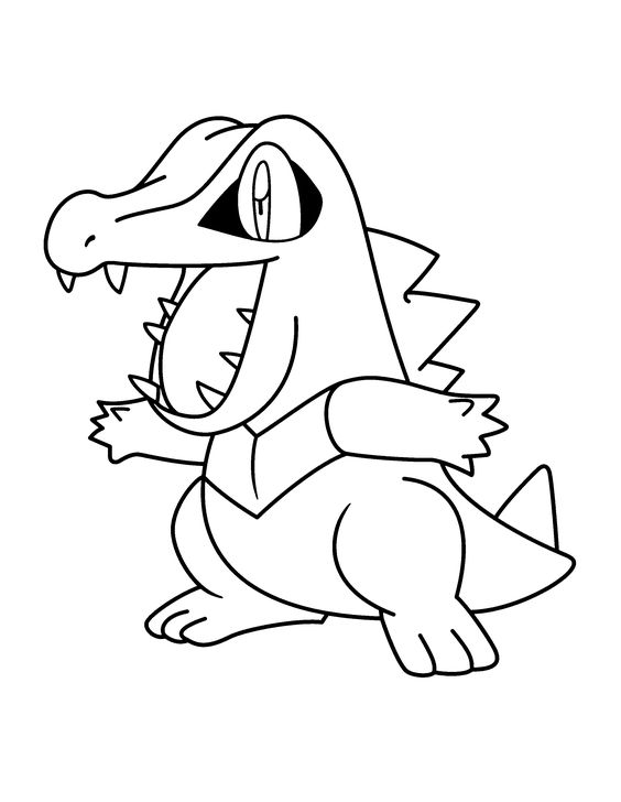 Desenho do pokemon para colorir e imprimir
