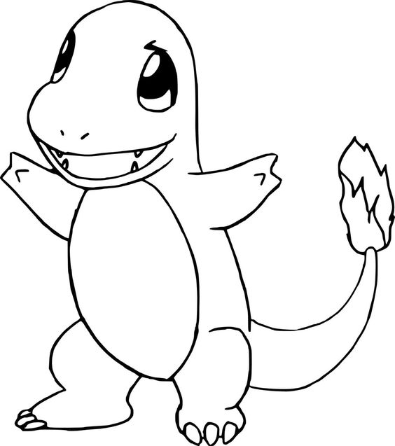 Desenho do pokemon para colorir e imprimir