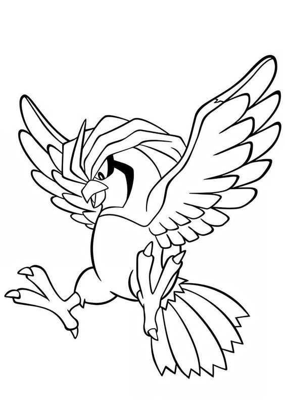 Desenho do pokemon para colorir e imprimir