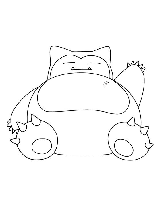 Desenho do pokemon para colorir e imprimir