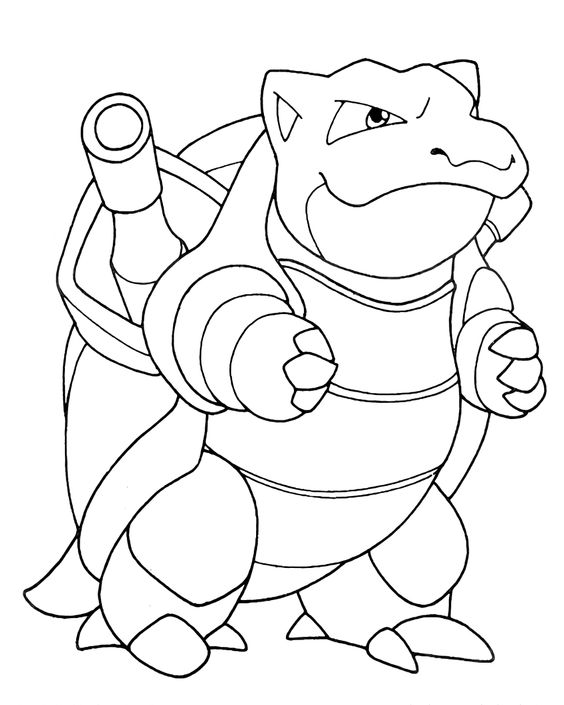 Desenho do pokemon para colorir e imprimir
