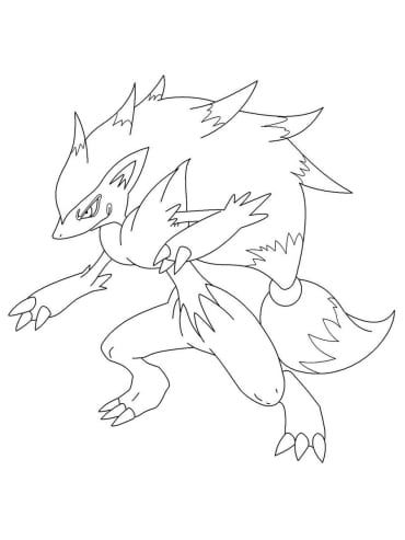 Desenho do pokemon para colorir e imprimir