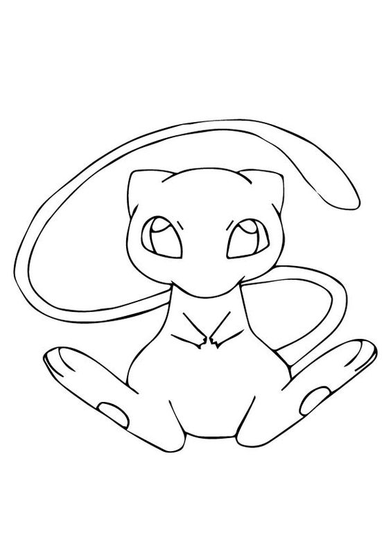 Desenho do pokemon para colorir e imprimir