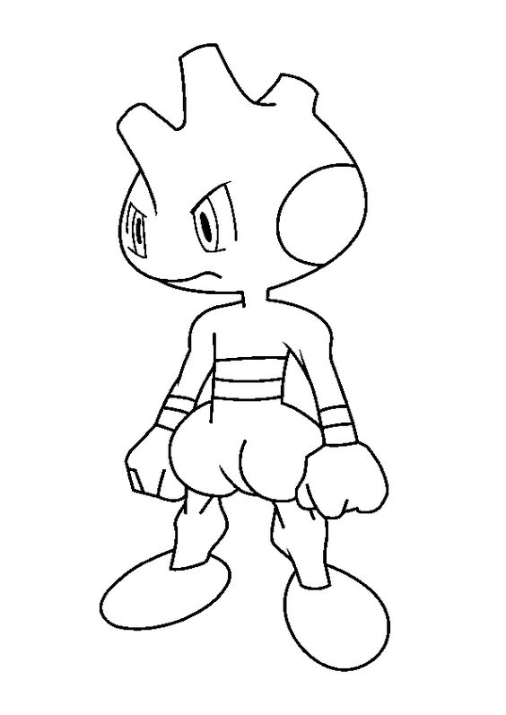 Desenho do pokemon para colorir e imprimir