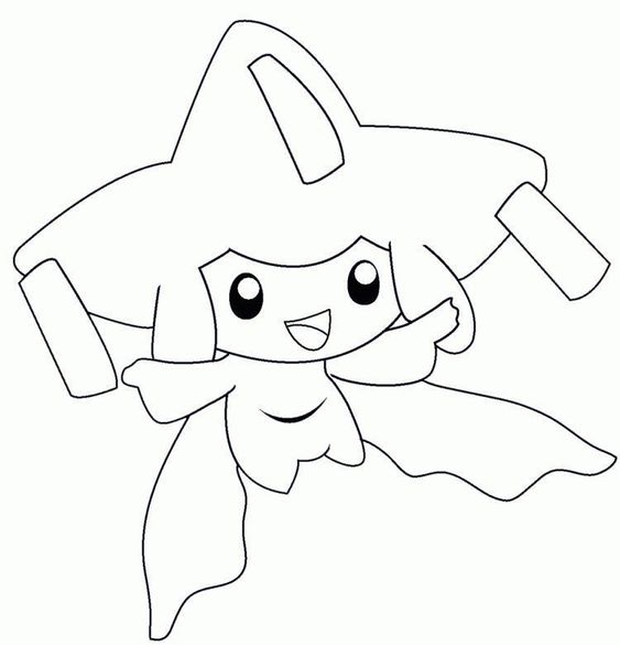 Desenho do pokemon para colorir e imprimir