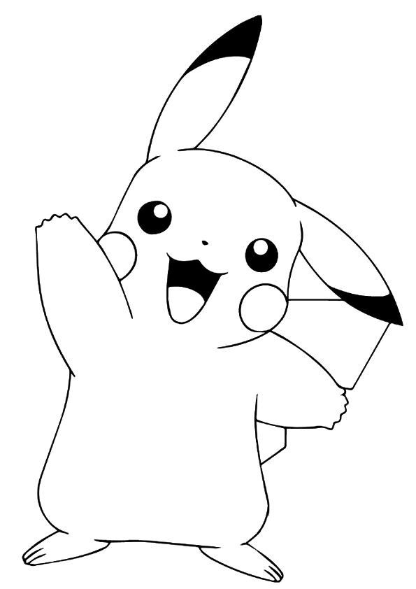 Desenho do pokemon para colorir e imprimir