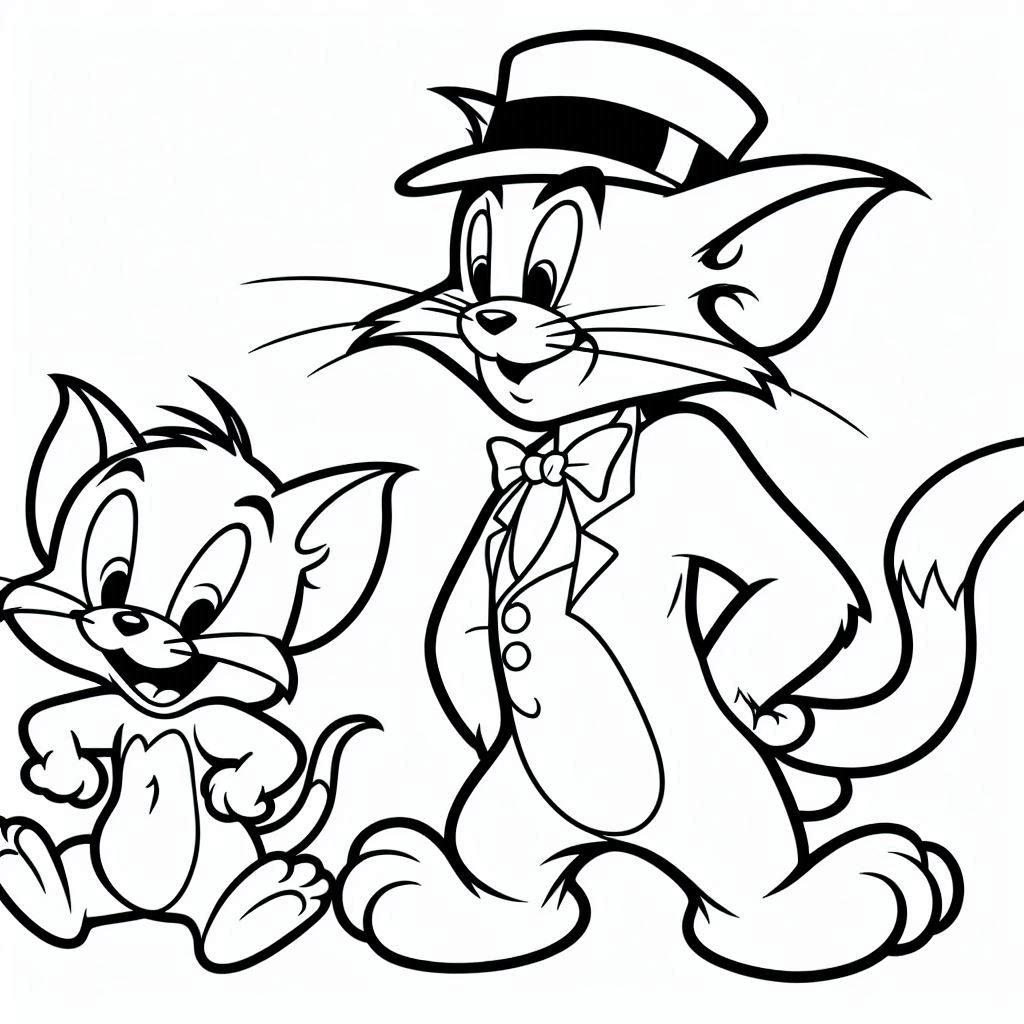 Desenhos Para Colorir Do Tom E Jerry 3