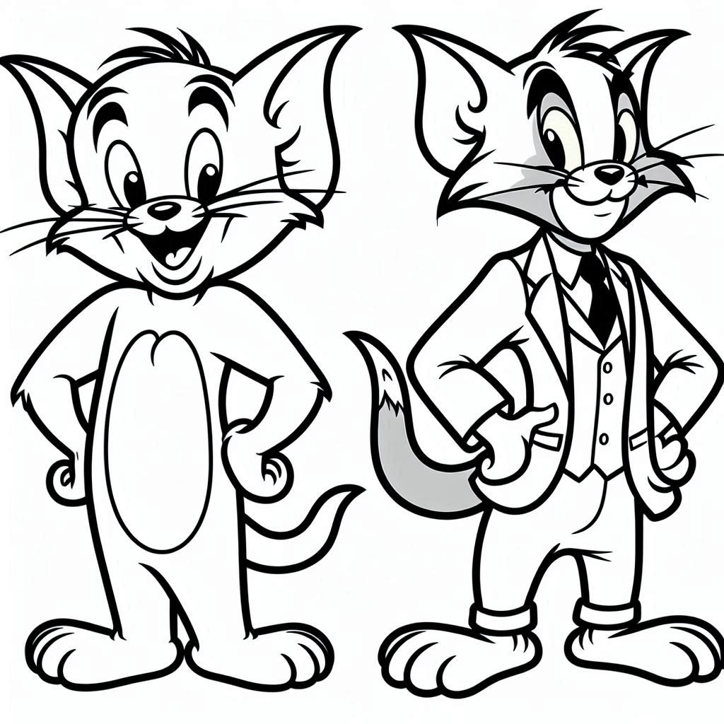 Desenhos Para Colorir Do Tom E Jerry 7
