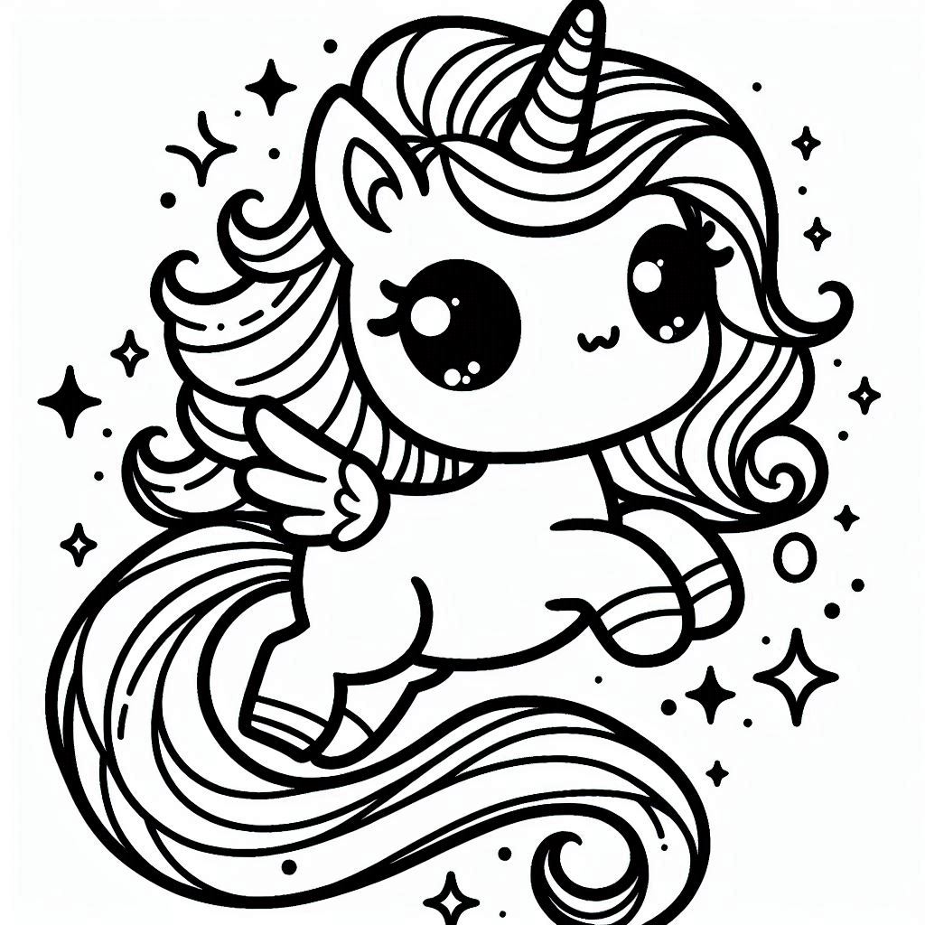 Colorindo unicornio colorir