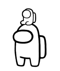 Desenhos do among us para colorir e imprimir