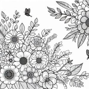 Colorir flores