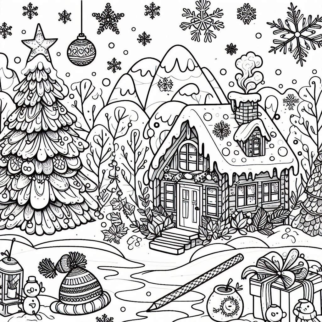 Colorir inverno