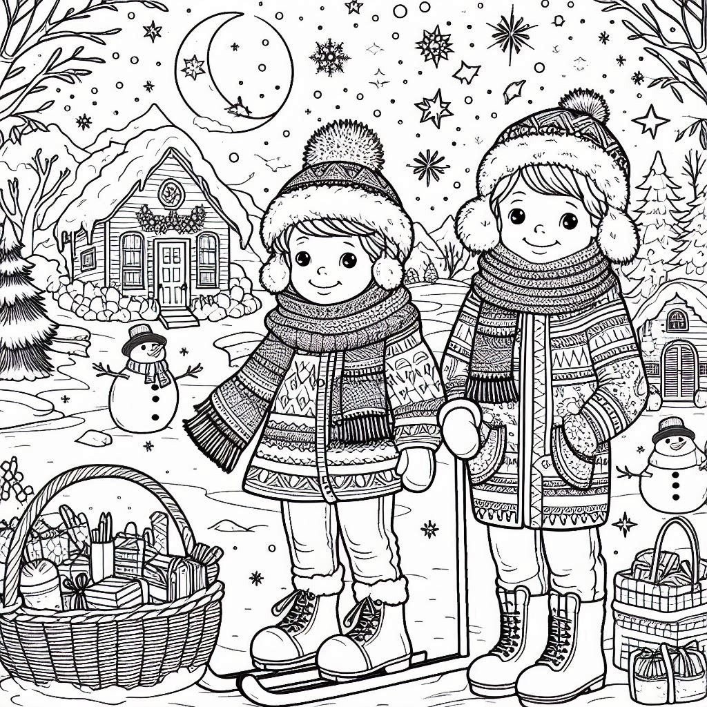 Colorir inverno