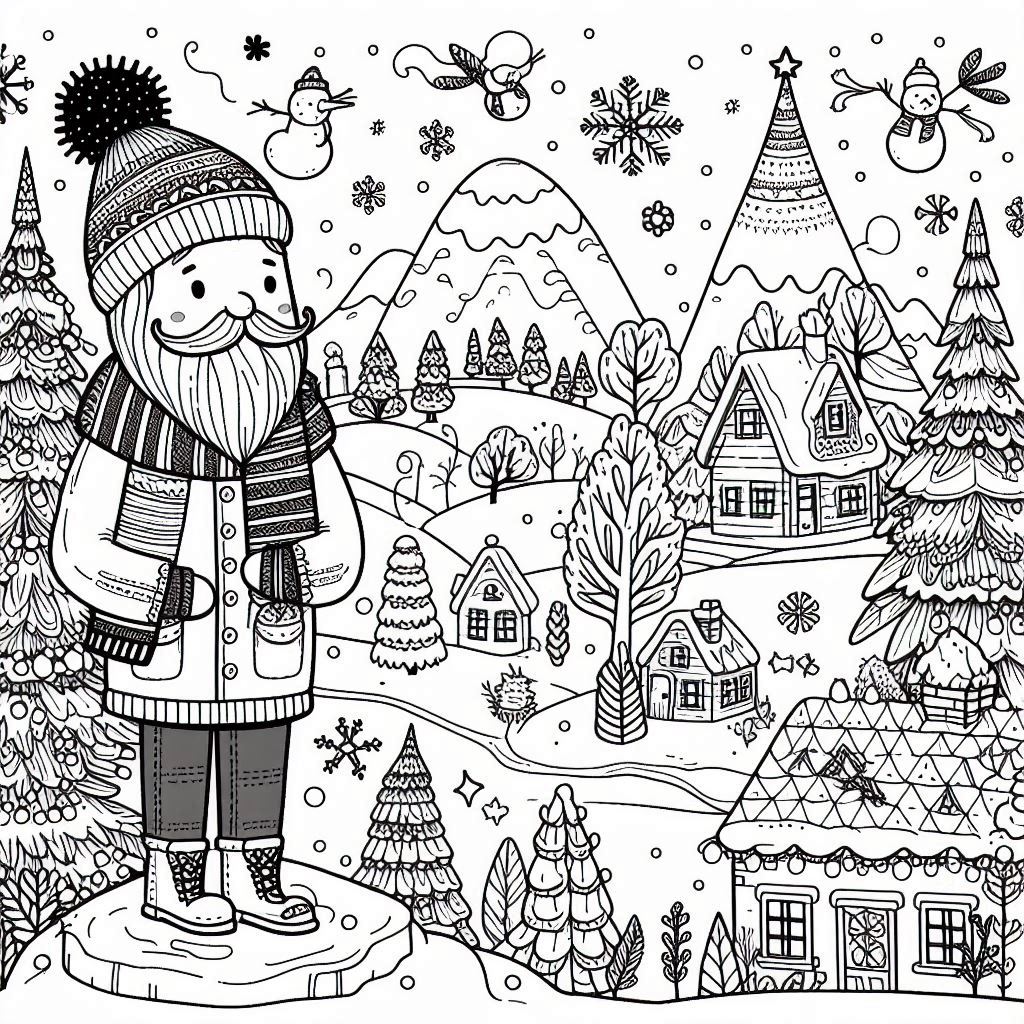 Colorir inverno