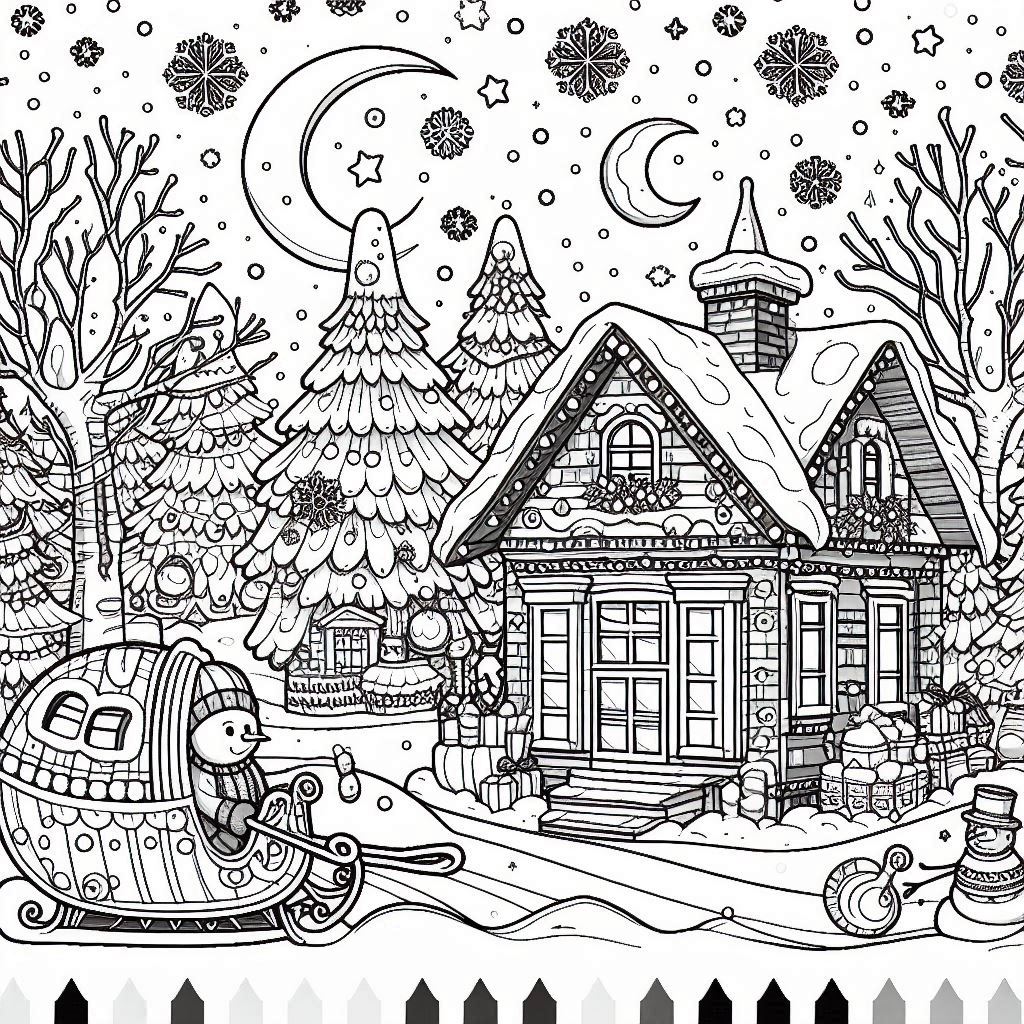 Colorir inverno