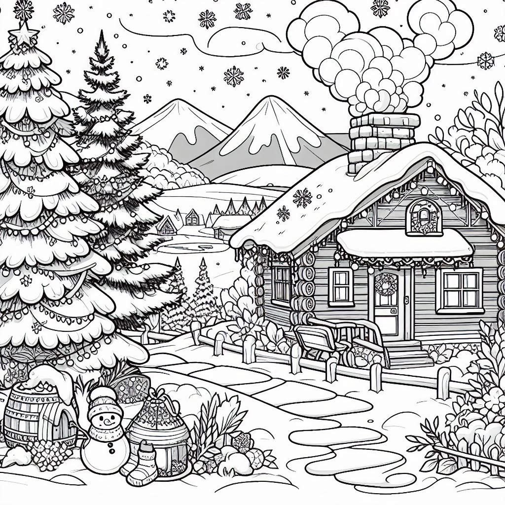 Colorir inverno