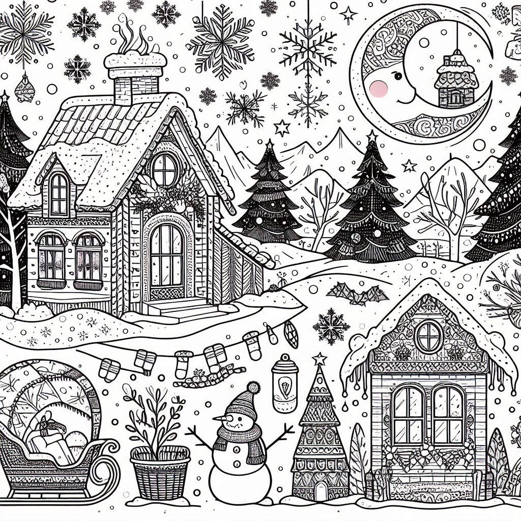 Colorir inverno