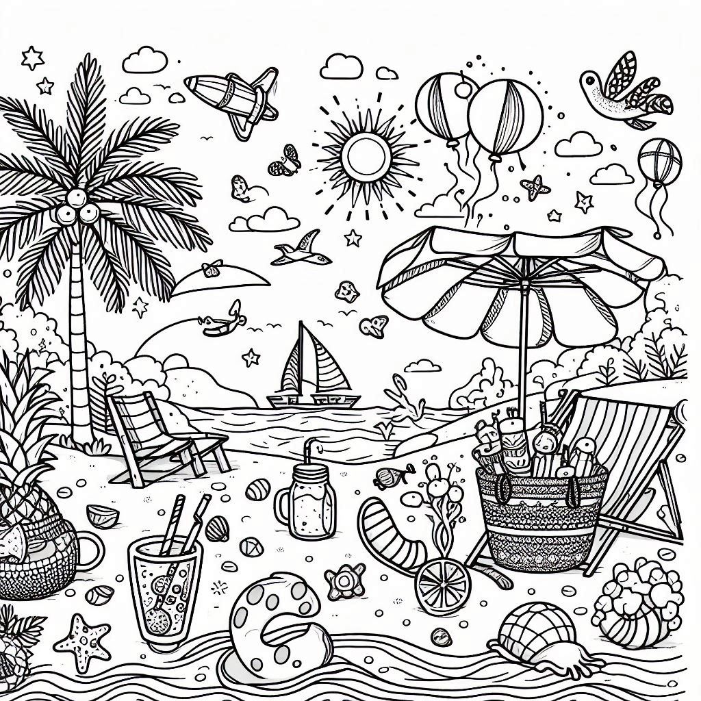 Colorir verao