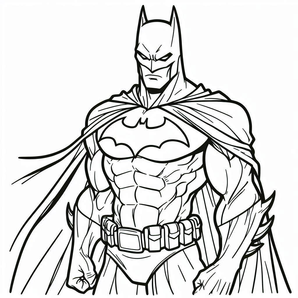 Desenho do batman para colorir