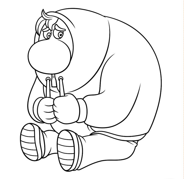 Desenho do divertidamente para colorir e imprimir