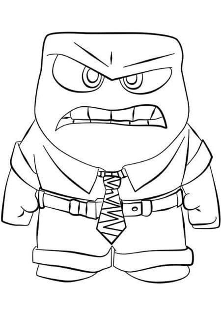 Desenho do divertidamente para colorir e imprimir