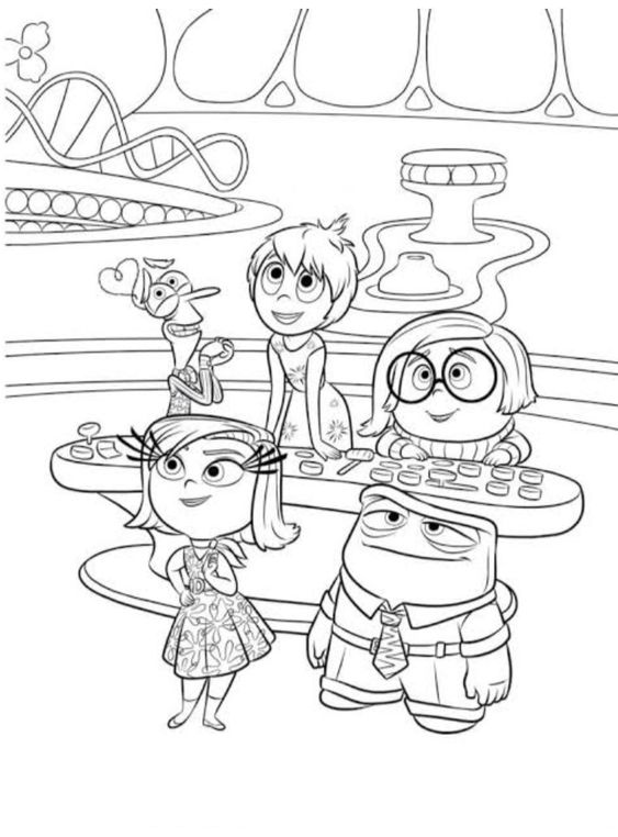Desenho do divertidamente para colorir