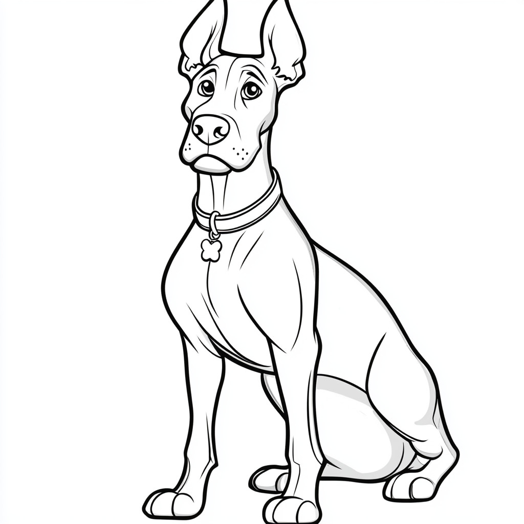 Desenhos do cachorros para colorir e imprimir