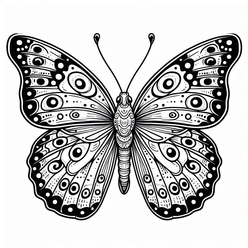 Colorir borboleta