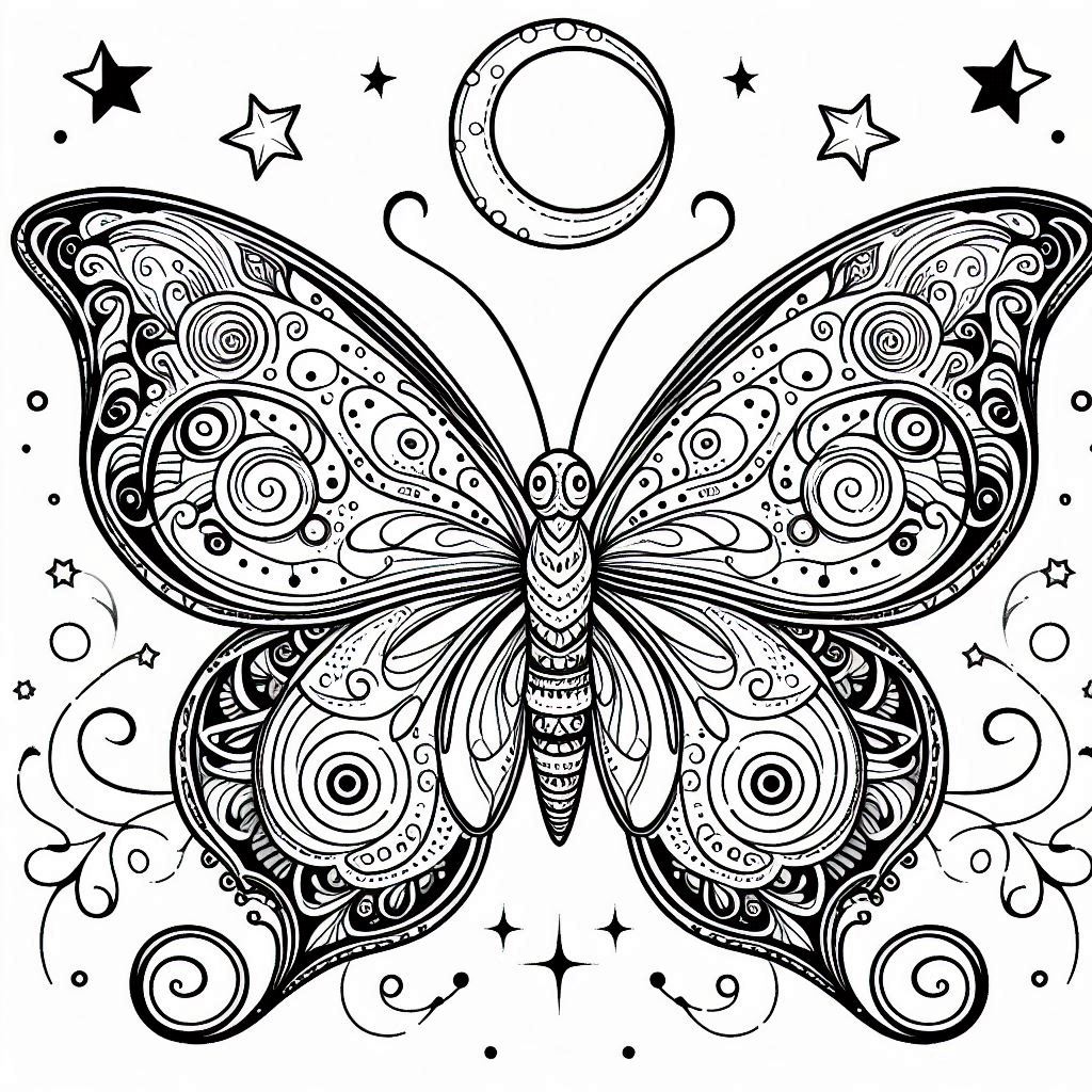 Colorir borboleta
