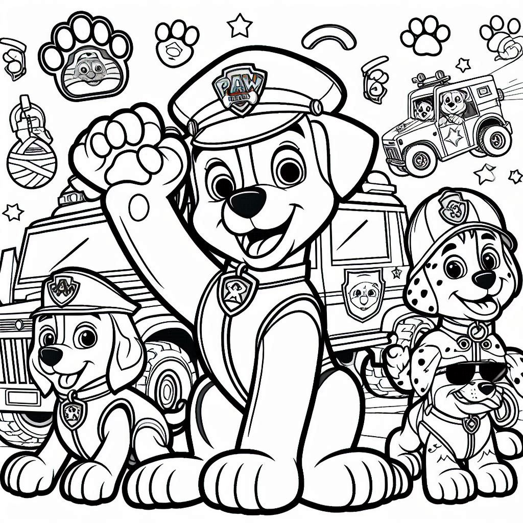 Colorir patrulha canina