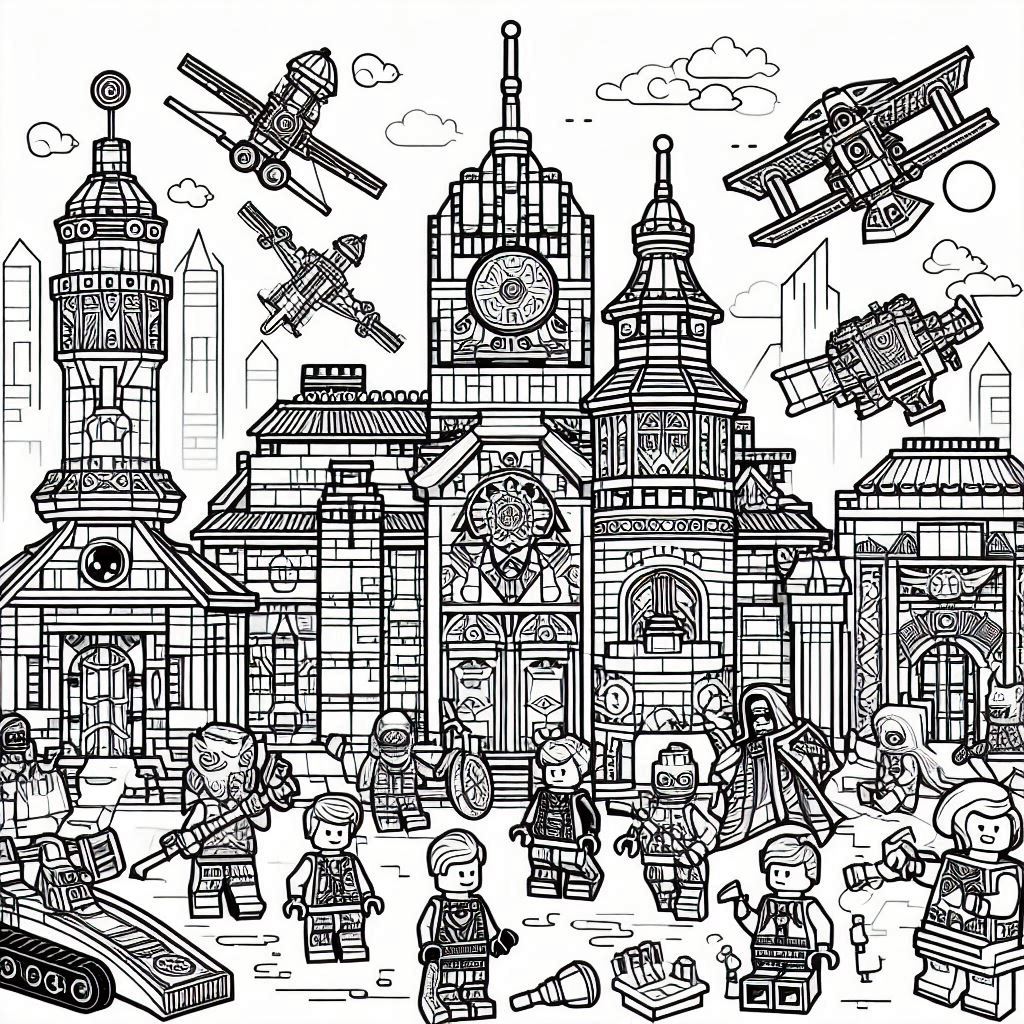Colorir lego