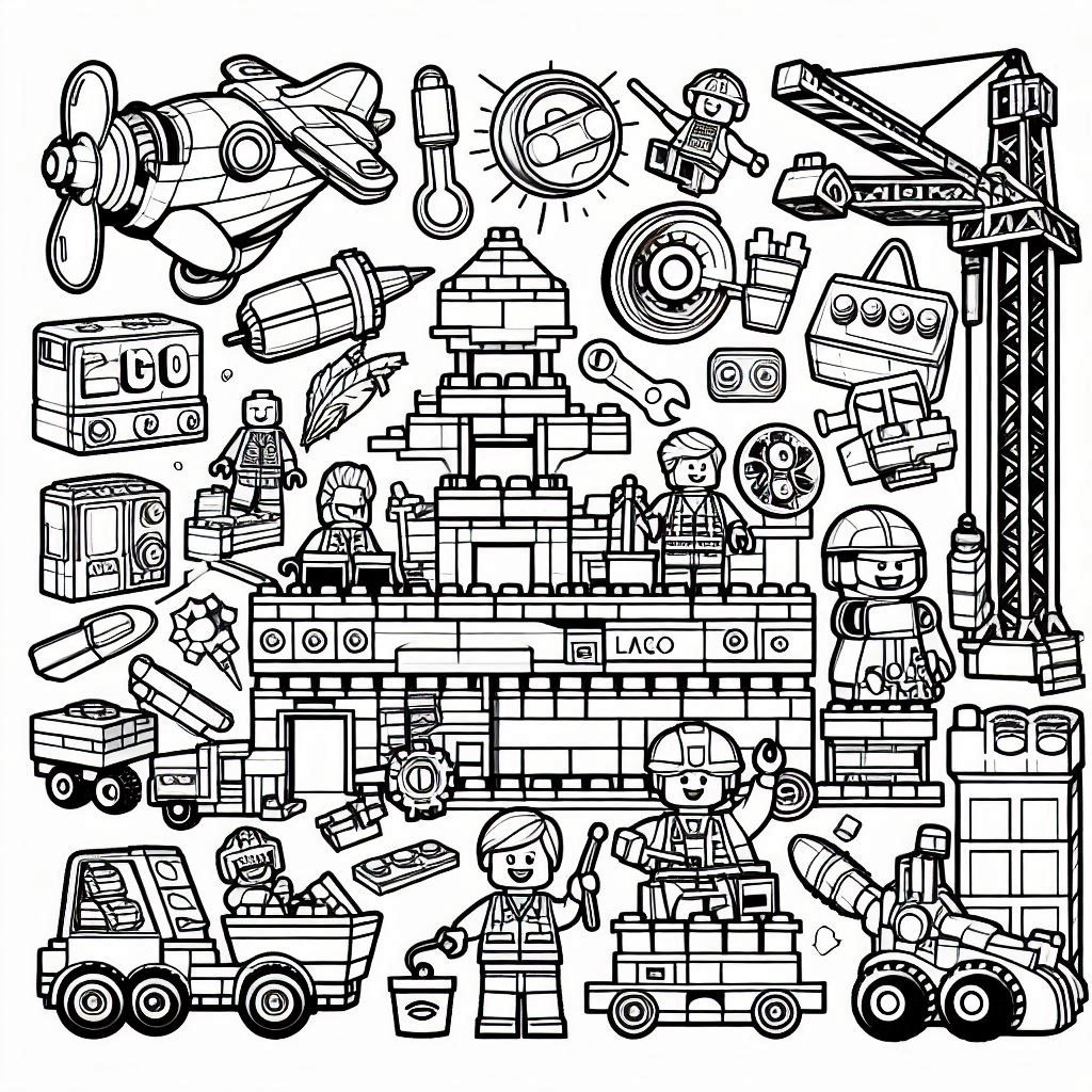 Colorir lego