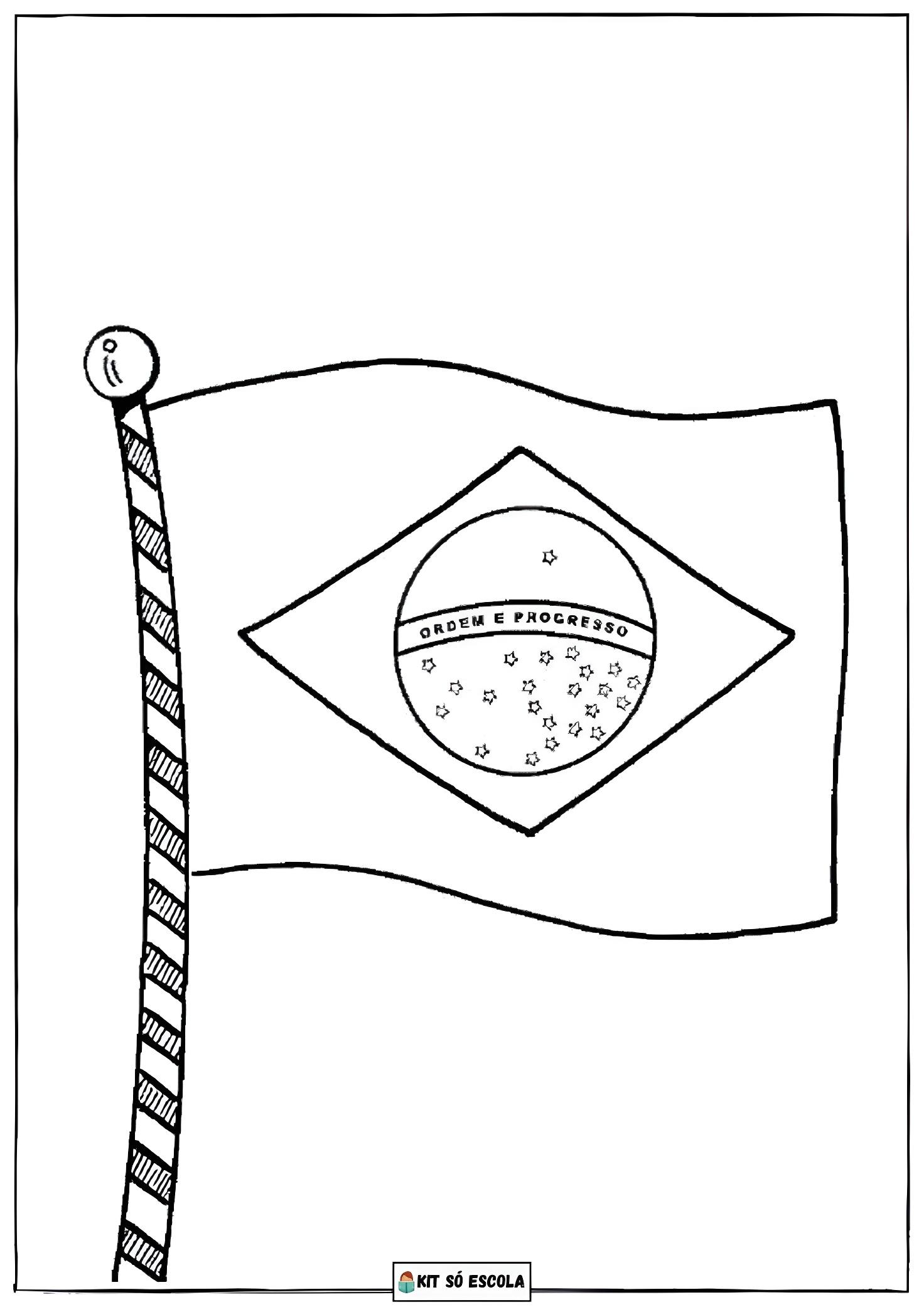 Desenho para colorir Mapa Do Brasil