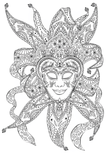 desenhos carnaval para colorir imprimir 4