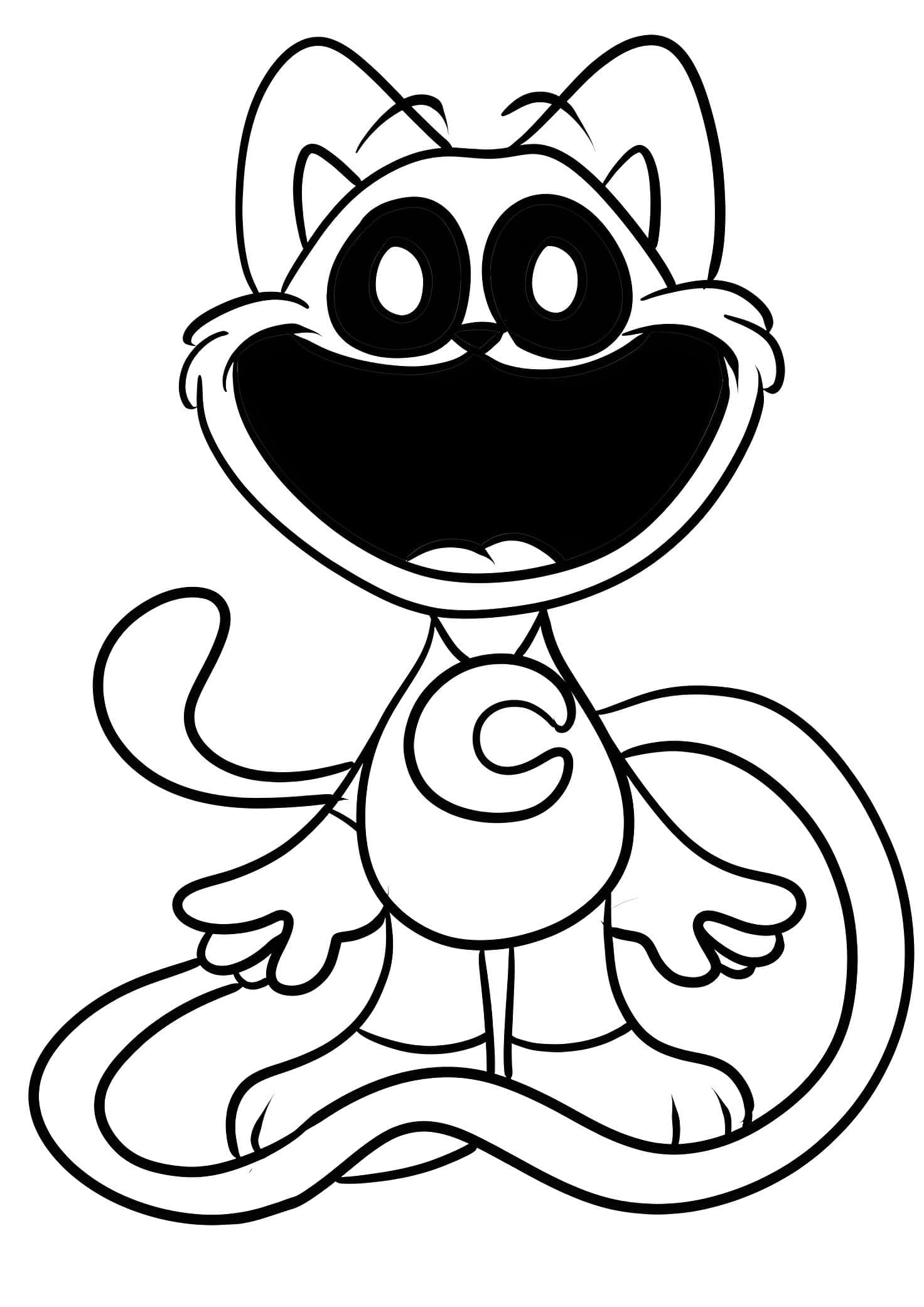 Catnap Para Colorir